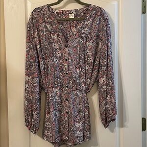 Terra & Sky Multicolor Paisley Blouse